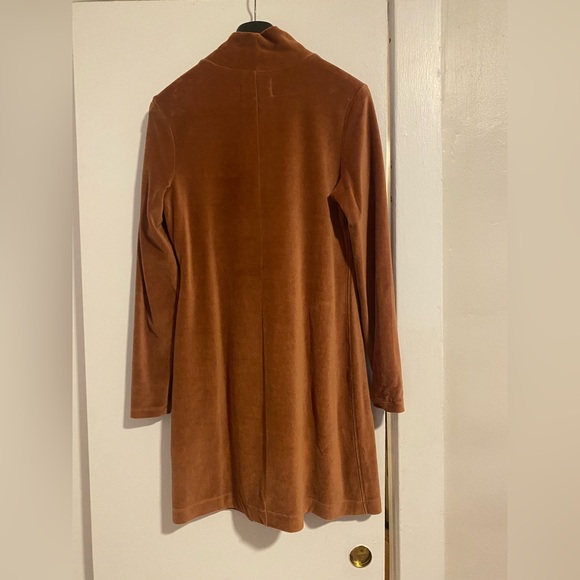 Everlane The Velour Mini Dress Brown Base - Size M - Picture 5 of 7